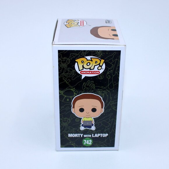 Funko Pop #742 Morty with Laptop Rick & Morty Gamestop Exclusive - Picture 4 of 4